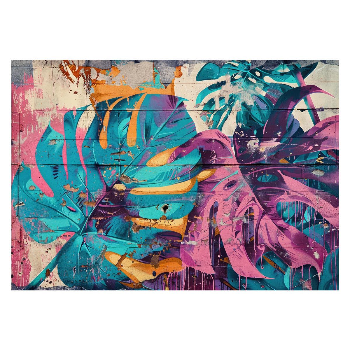 A3サイズ（約30×42cm）】【lh-poster-4472】モンステラポスター