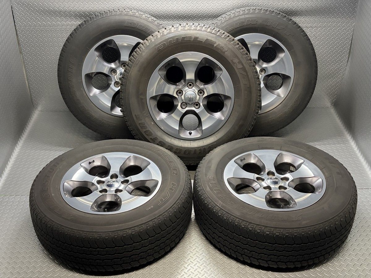 送料無料【5本セット】Jeep JK ラングラー 18インチ 7.5J +44.45 5穴