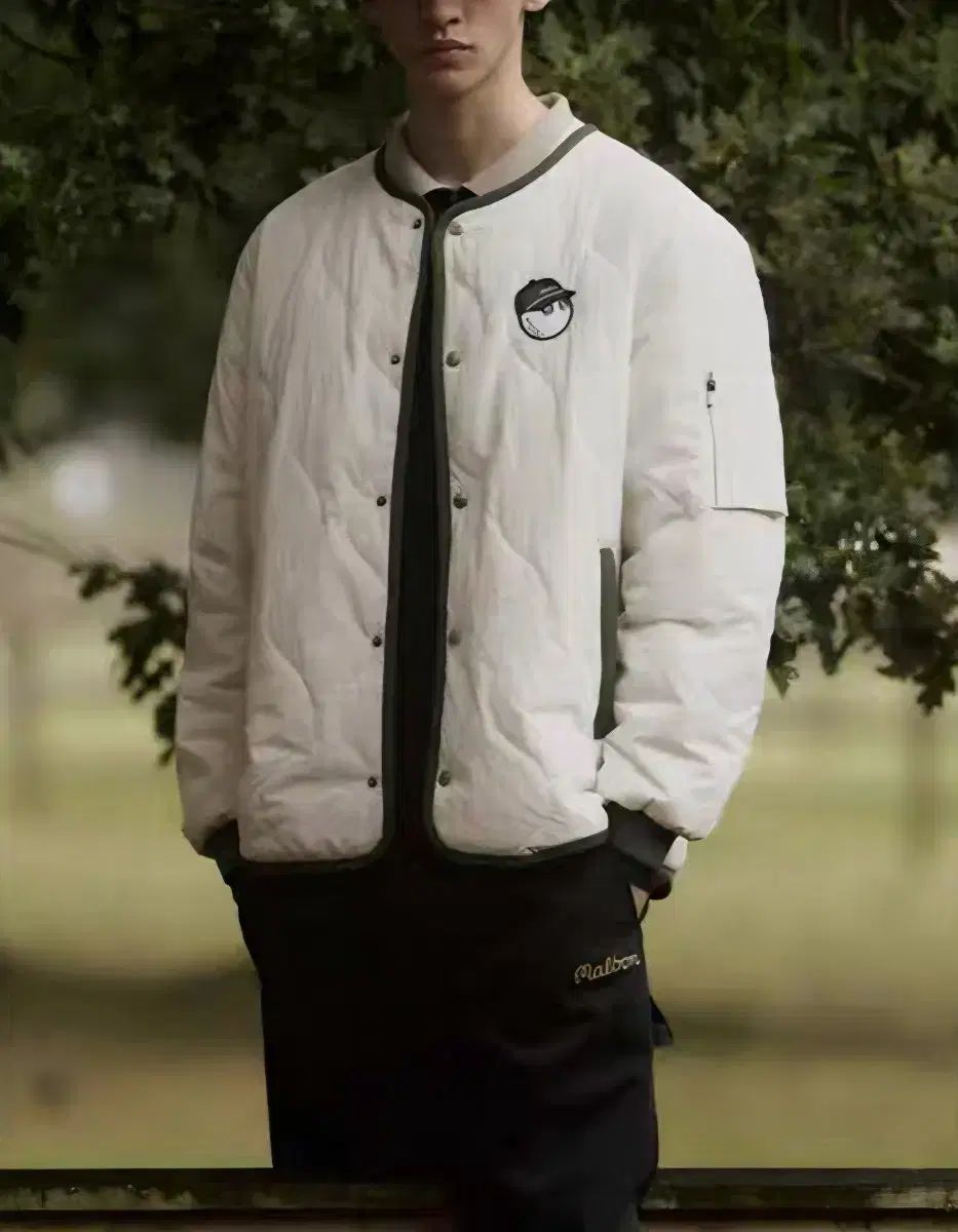 マルボンゴルフ 白 キルティング ジャケット