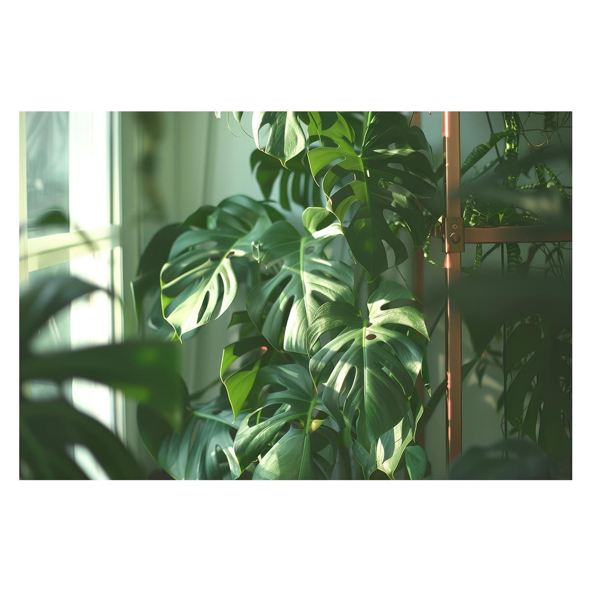 【B1サイズ（約73x103cm）】【lh-poster-4519】植物 グリーン 葉っぱ 観葉 ポスター ボタニカル 草 自然 インテリア アート