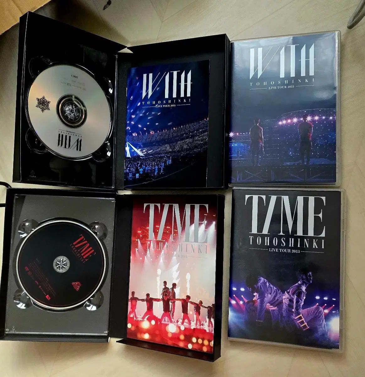 TVXQ（東方神起）ライブツアーDVD 2種 ユンホ、チャンミン