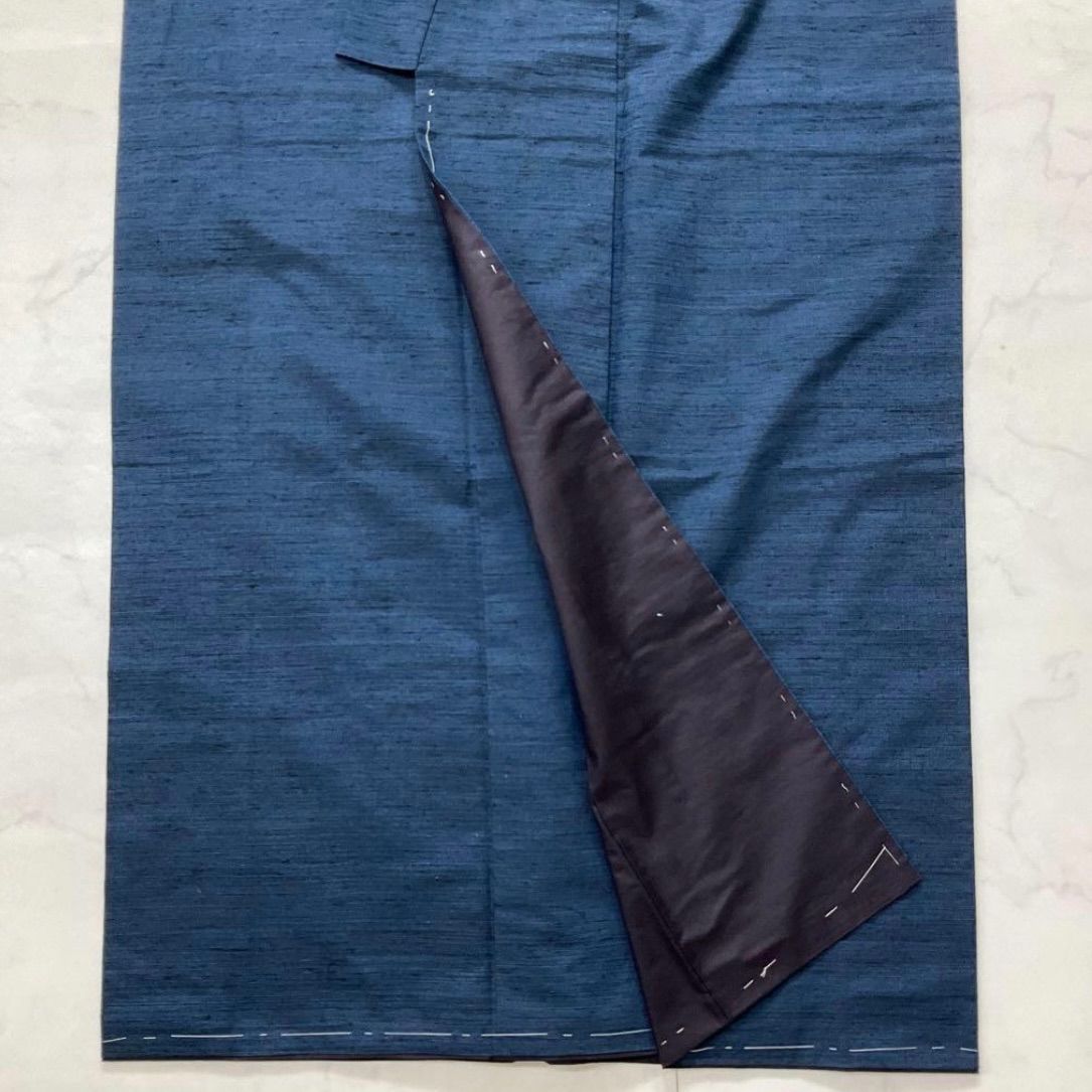  ⬛️kimomo one⬛️男前屋⬛️ 同然⬛️男着物⬛️長襦袢⬛️2点セット⬛️紬⬛️正絹⬛️仕付け糸付き⬛️裄68丈145⬛男着物男長羽織男襦袢男袴角帯男帯成人式 着物セット 着物 浴衣