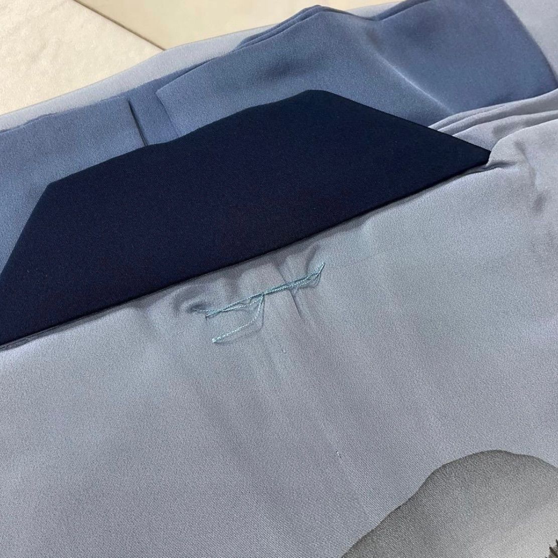 同然⬛️男着物⬛️長襦袢⬛️2点セット⬛️紬⬛️正絹⬛️仕付け糸付き⬛️裄68丈145⬛男着物男長羽織男襦袢男袴角帯男帯成人式