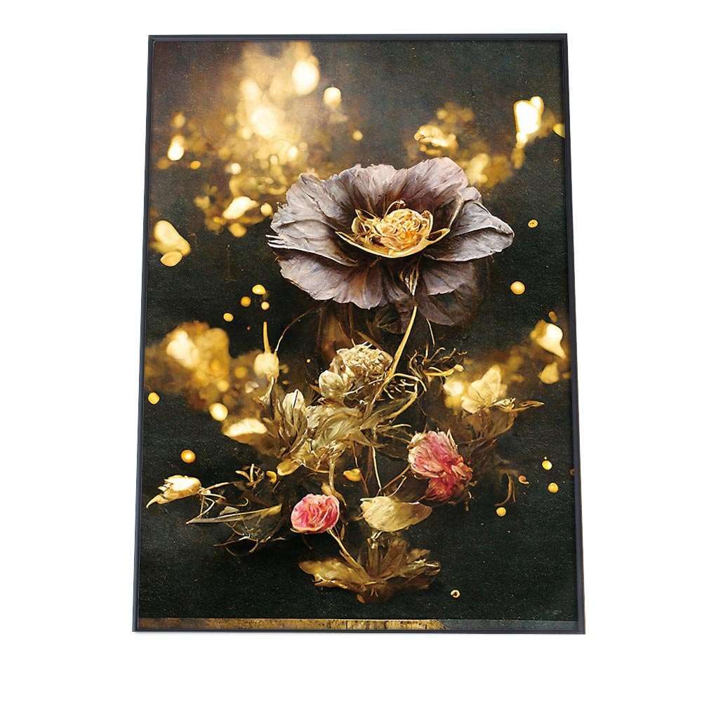 A3サイズ（約30×42cm）】【lh-poster-453】花 フラワー 北欧 豪華