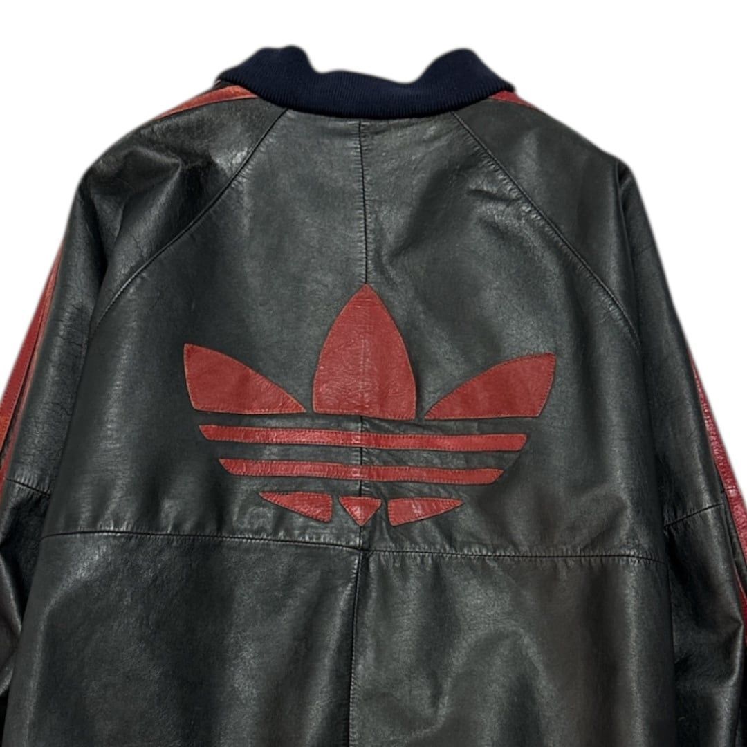 ジャケット・アウター remake\"vintage adidas leather jacket adidas remake leather jacket / アディダスリメイクレザージャケッ