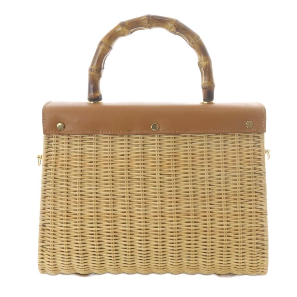 トマソカンドリア Tommaso Candria 2WAY かごバッグ ショルダーバッグ