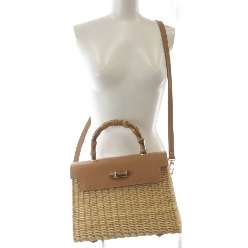 トマソカンドリア Tommaso Candria 2WAY かごバッグ ショルダーバッグ