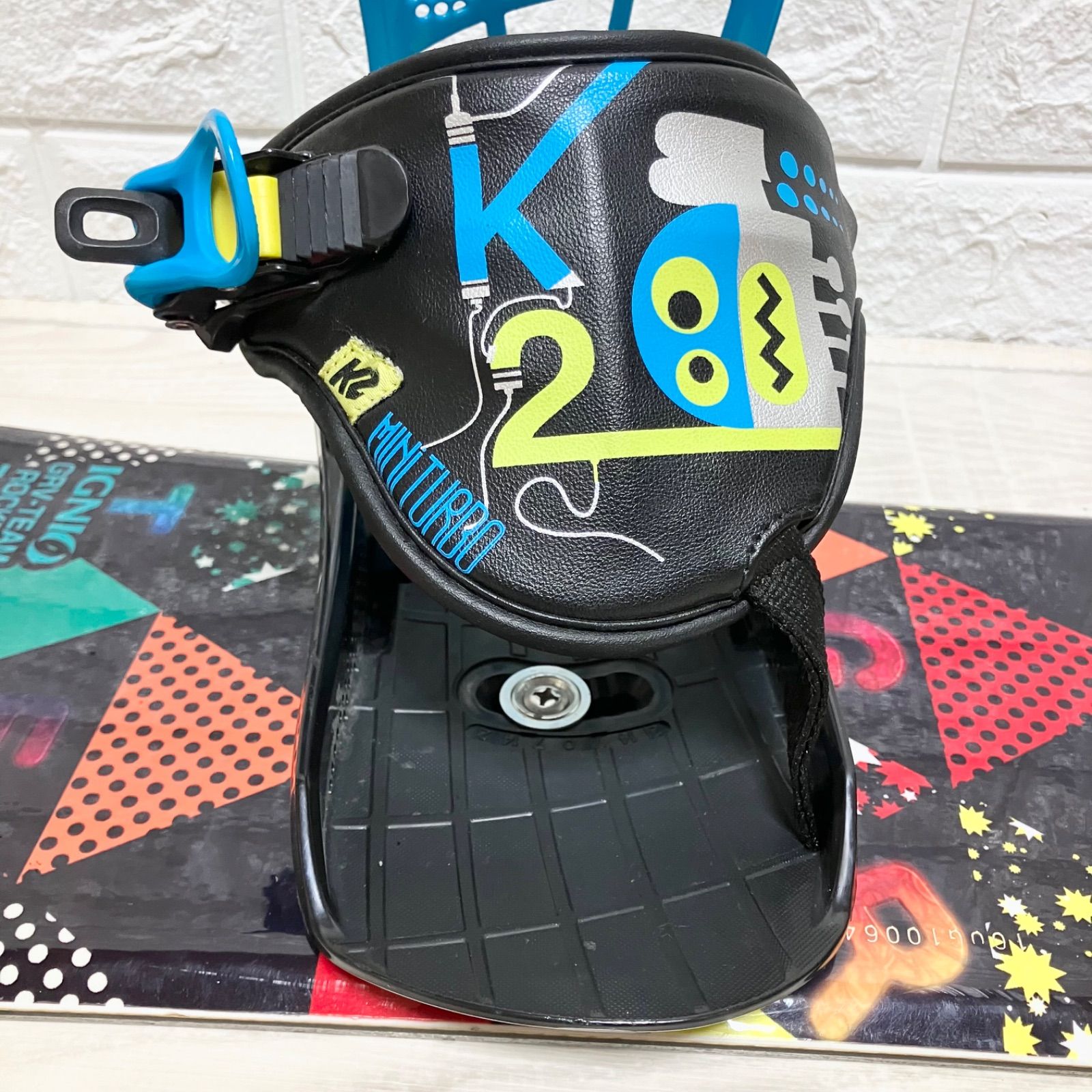 【2点セット 送料込】キッズスノーボード IGNIO GRV-TEAM 120㎝ IGNIO K2 100cm ジュニア キッズ スノーボード セット 子供用 IGNIO