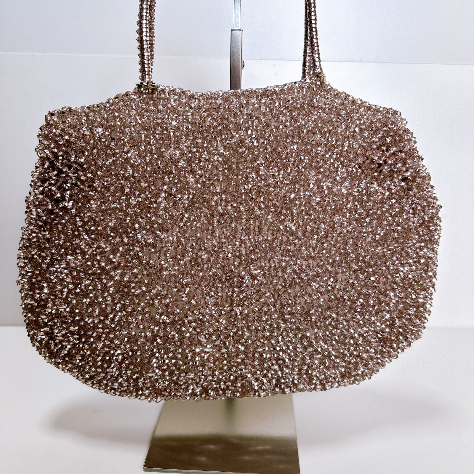 アンテプリマ バッグ ビーズバッグ ビーズ ピンク 保存袋付き 管理番号