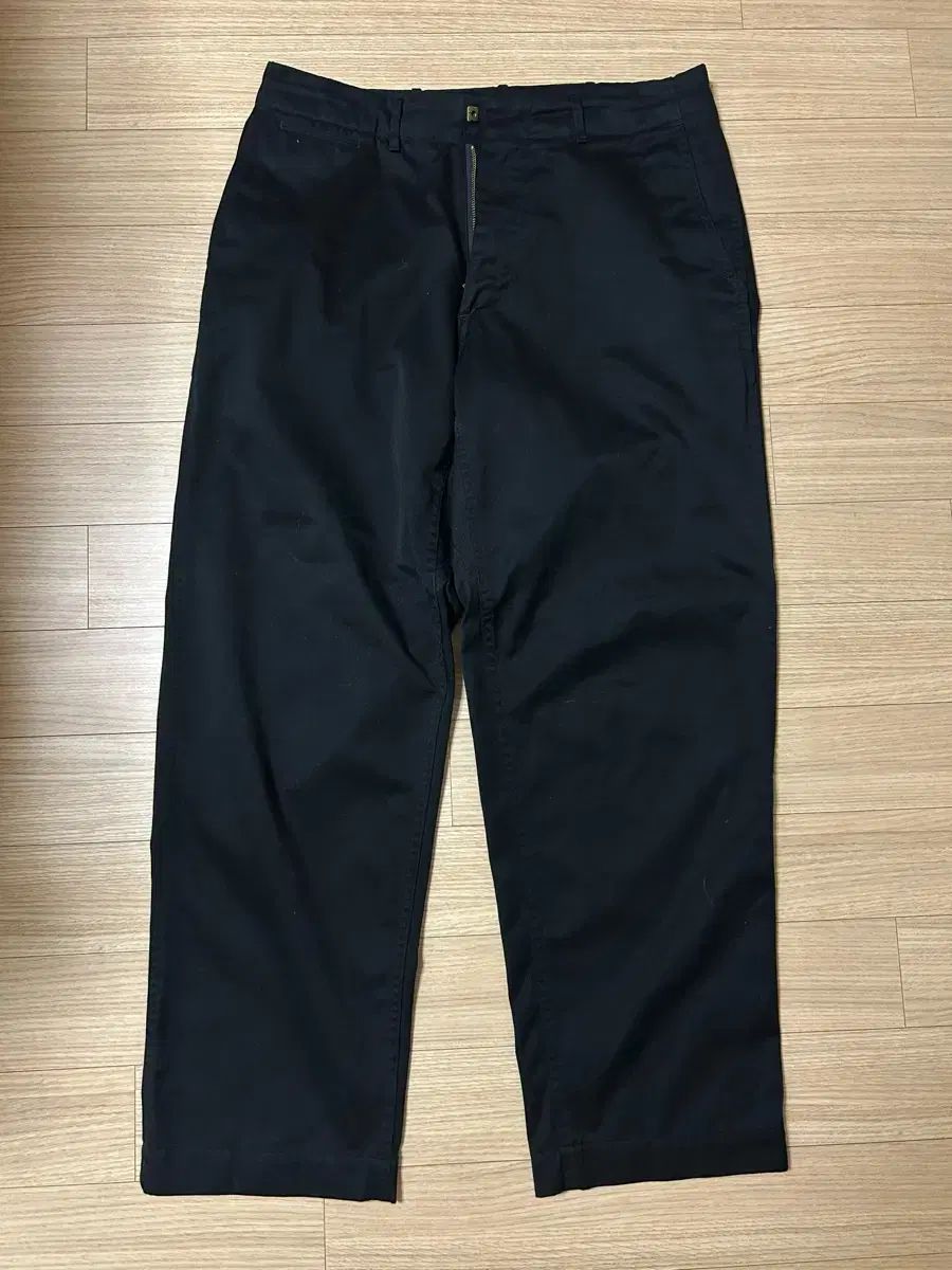 nanamica ワイド チノ パンツ ブラック