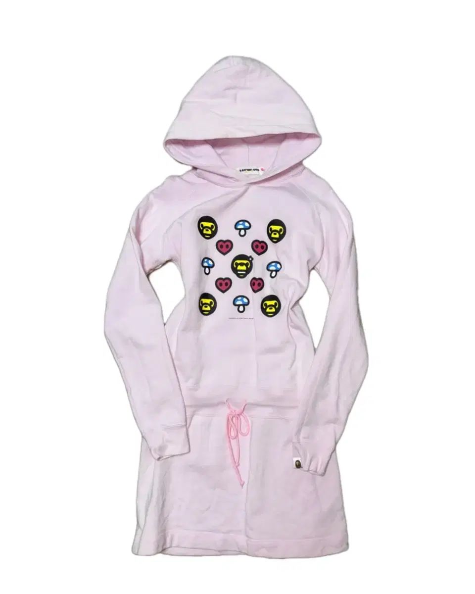 BAPE アベイシングエイプ ピンク フーディー ONE PIECE