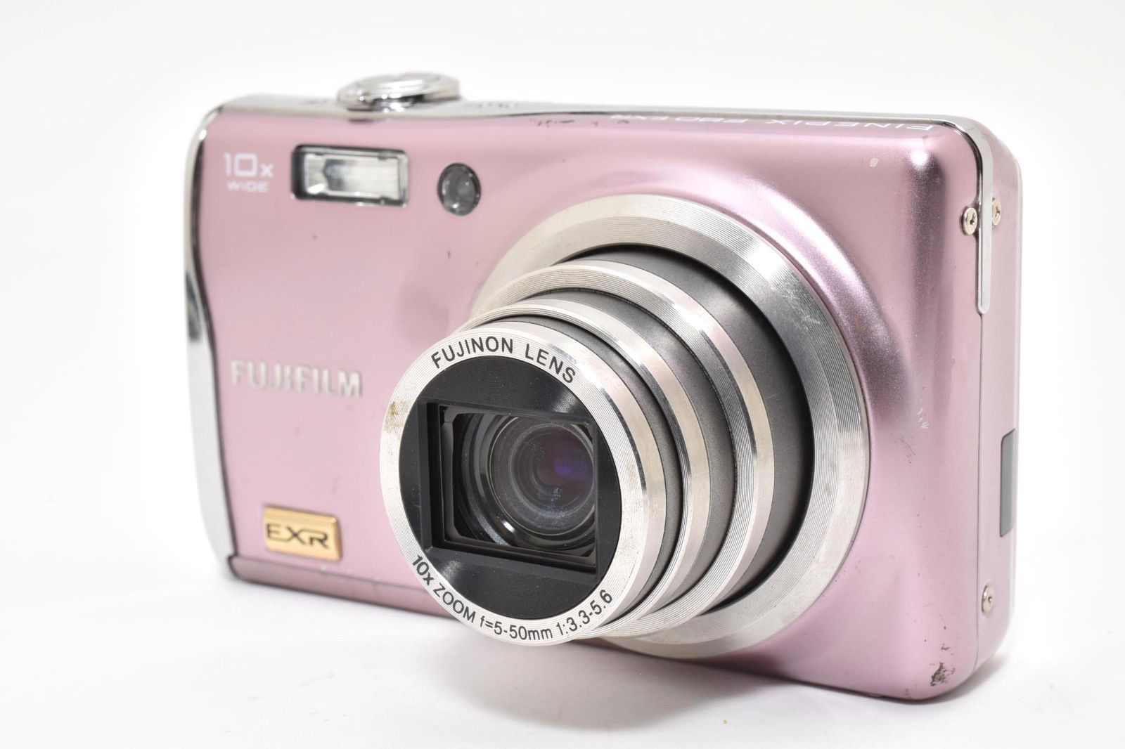 FinePix F 80 EXR ピンク 光学10倍ズーム 高画質EXRセンサー搭載の可愛いスリムデジカメ