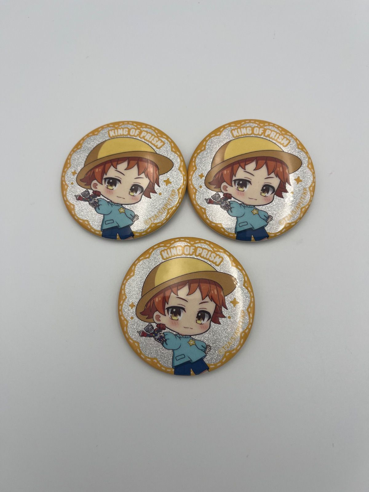 king of prism きらめき幼稚園 十王院カケル 缶バッジ 3個セット