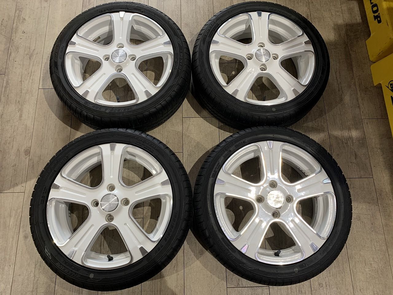 2511032 CREATE JAPAN 15インチ 5 J 45 PCD 100 4 H DUNLOP 165 50 R 15 6 mm 軽自動車 ワゴンR コペン アルトラパン プレオ ミラジーノ パレット デリカミニ ハスラー ソリオ 等