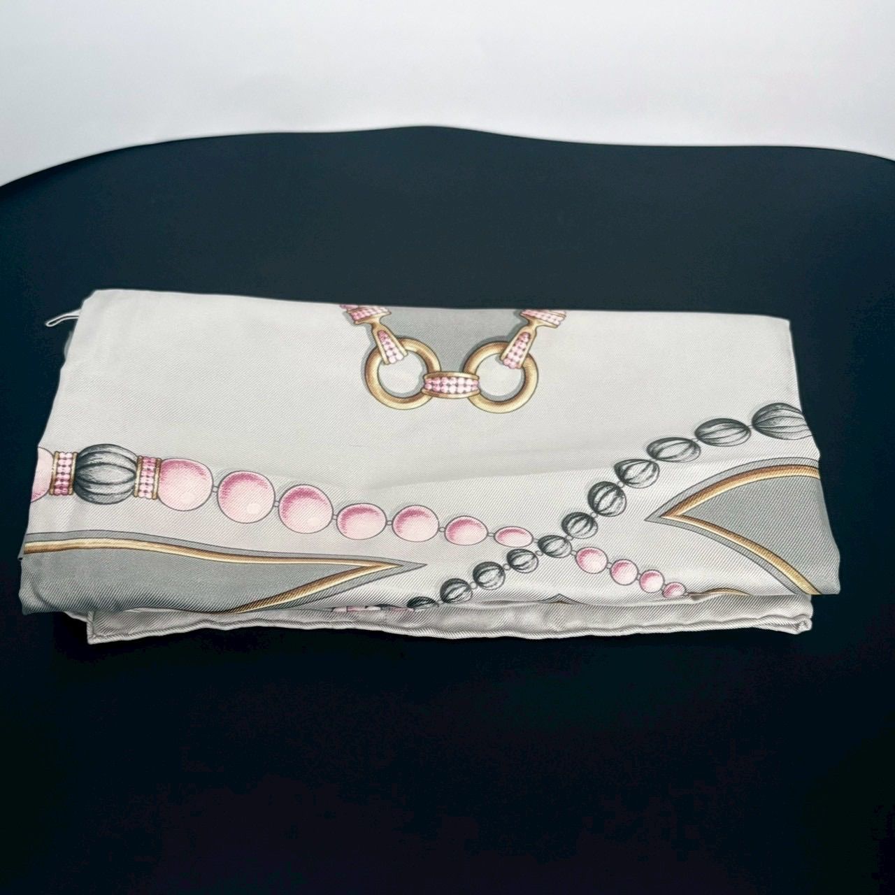 カルティエ must de cartier スカーフ 大判 シルク アクセサリー柄