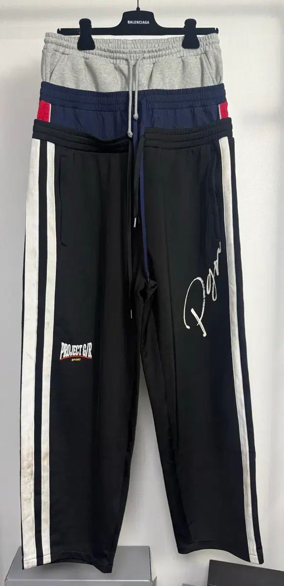 Project GR 3段 レイヤード トラックパンツ