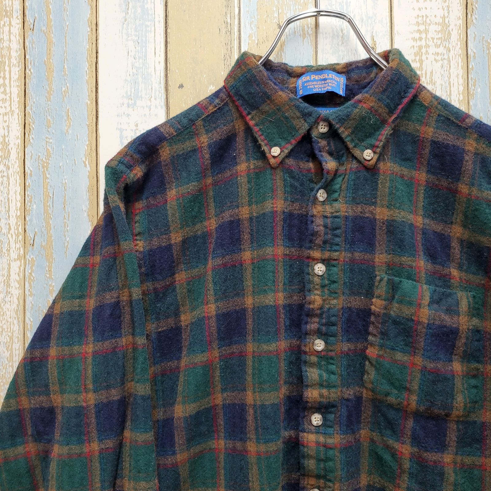 コレクション HA78☆ペンドルトン☆長袖シャツ☆ウールシャツ