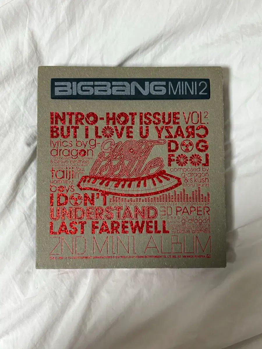 BIGBANG アルバム / HOT 이슈 ミニ アルバム MINI アルバム 2 / 全