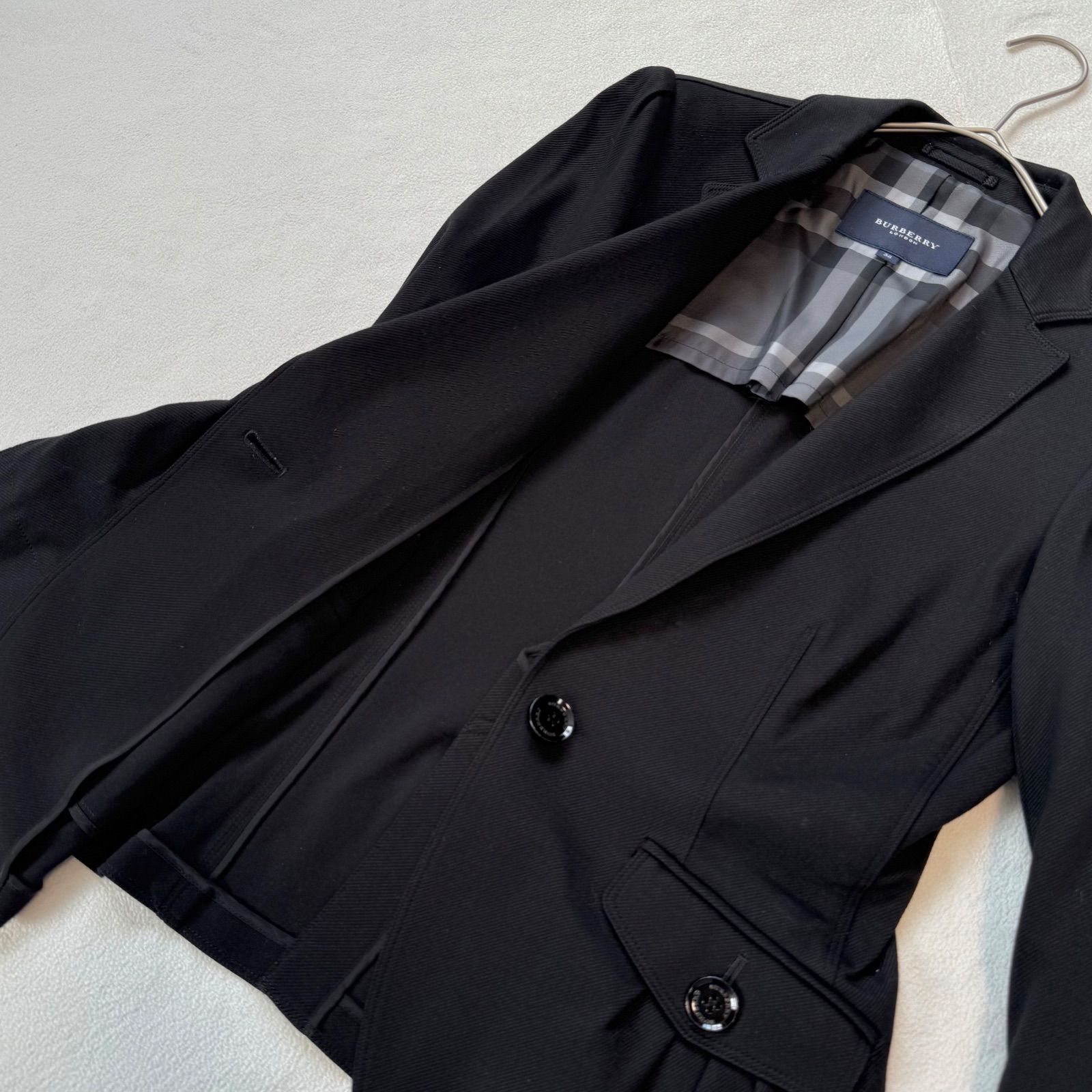 美品✨バーバリーロンドン ノバチェック テーラードジャケット ワン