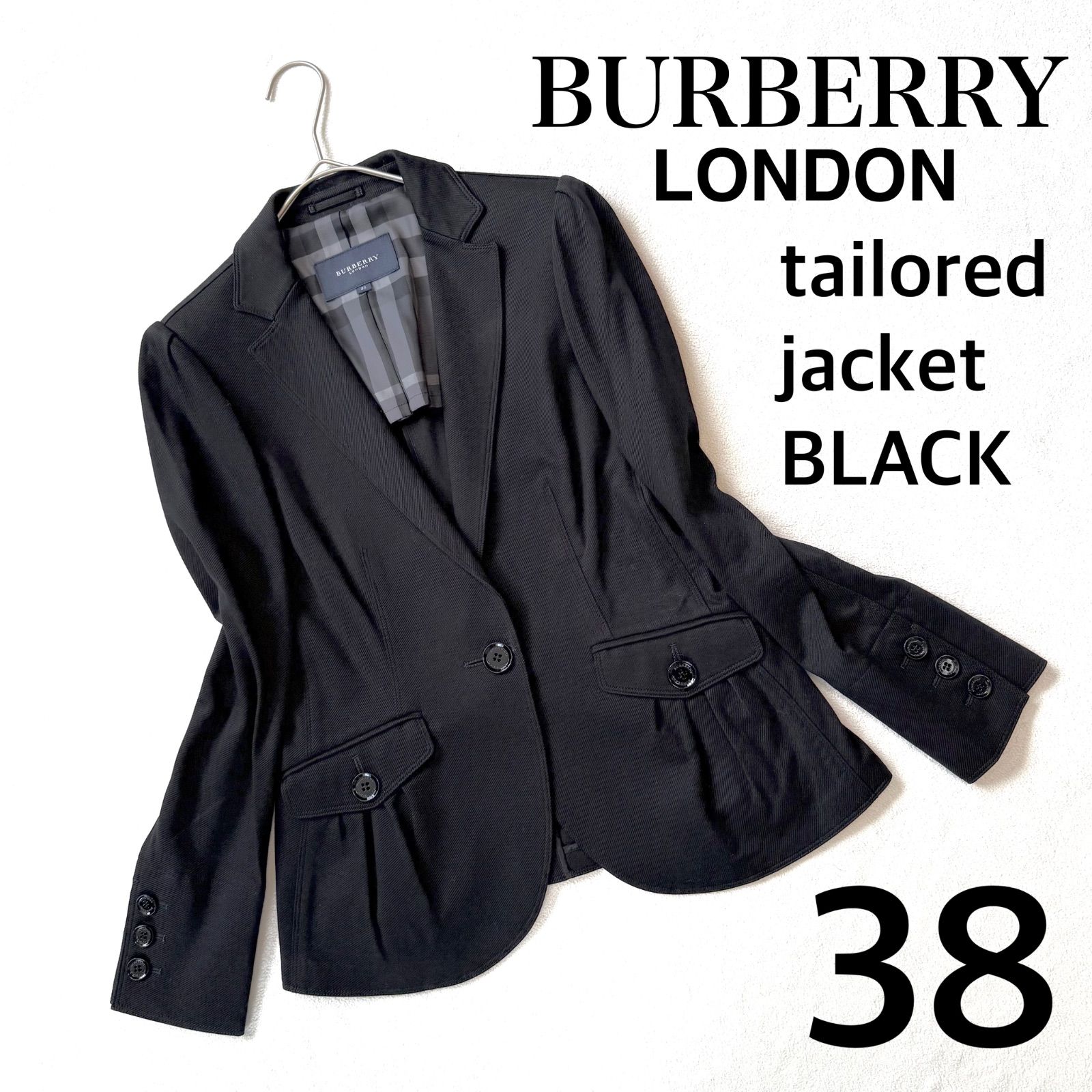 美品✨バーバリーロンドン ノバチェック テーラードジャケット ワン