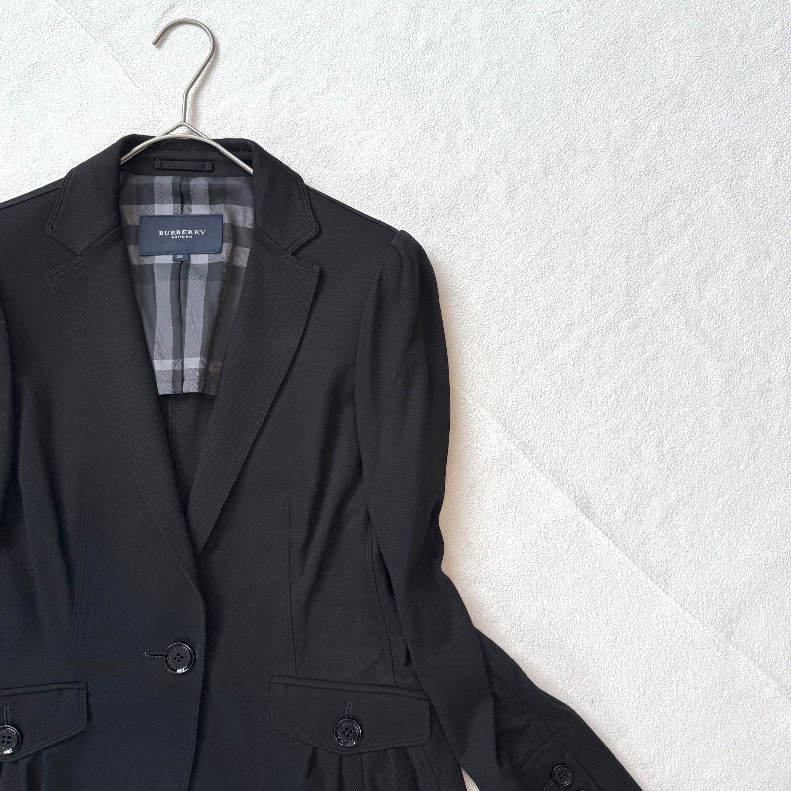 美品✨バーバリーロンドン ノバチェック テーラードジャケット ワン
