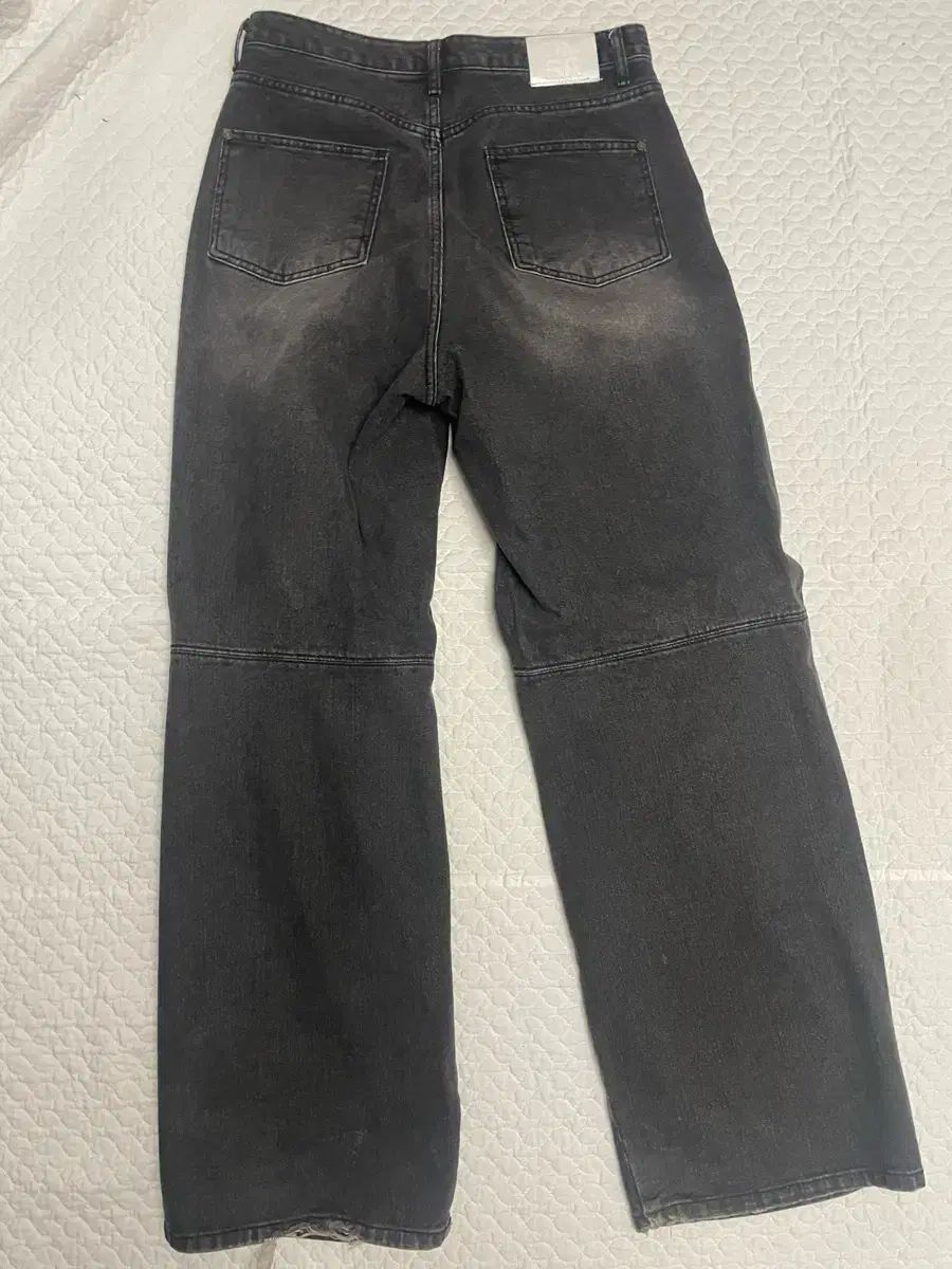 dnsr ディーエヌエスアール ディーアンサー パラシュート ワイド デニム ブラック