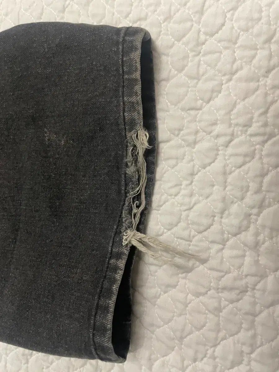 dnsr ディーエヌエスアール ディーアンサー パラシュート ワイド デニム ブラック