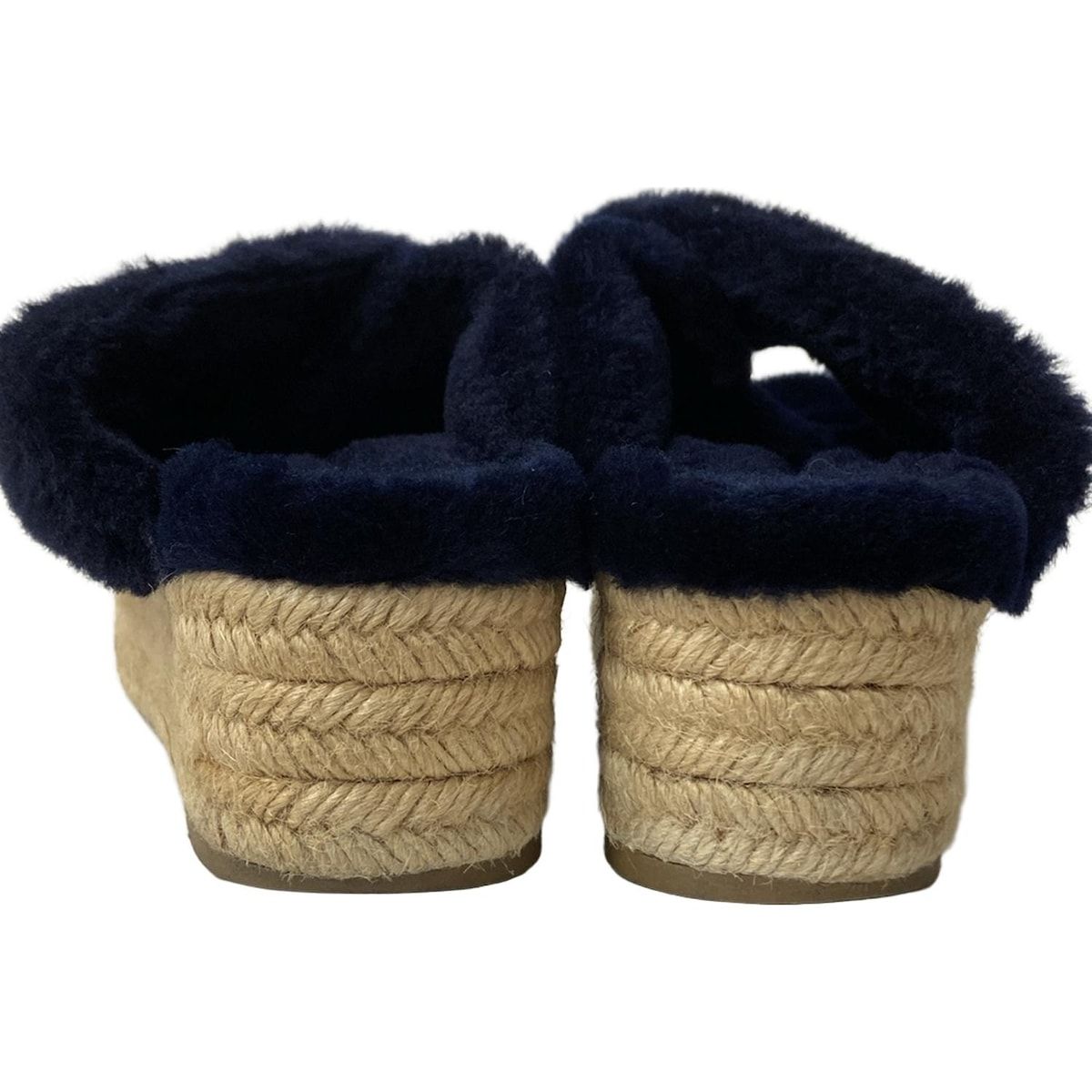 miumiu(ミュウミュウ) サンダル 36 レディース - ダークネイビー