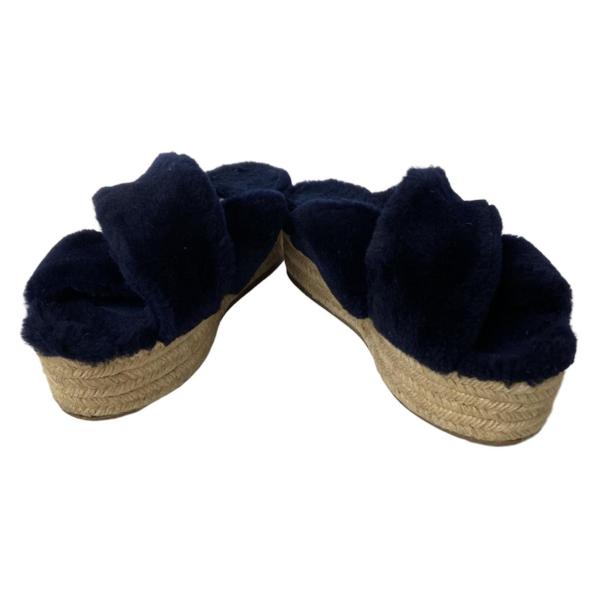 miumiu(ミュウミュウ) サンダル 36 レディース - ダークネイビー