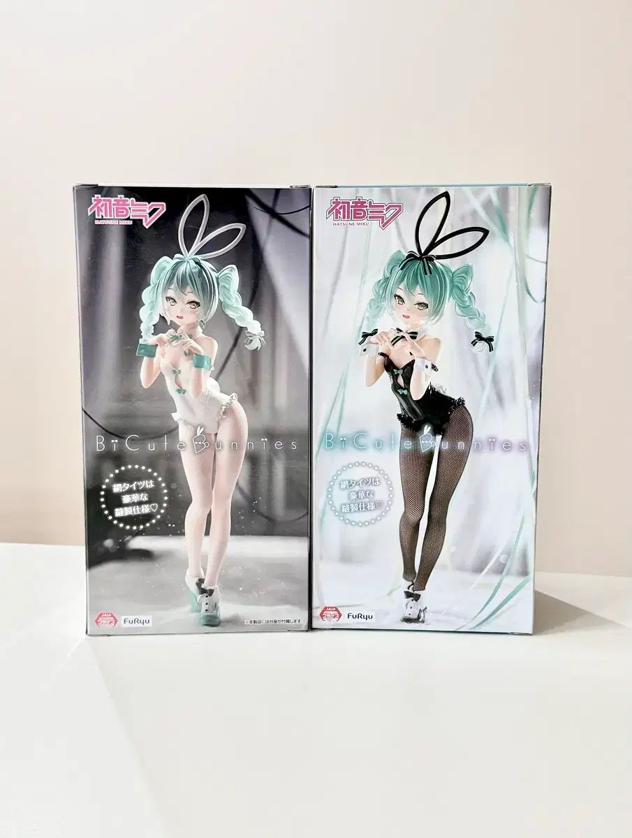 初音ミク ルルもビキュート バーニーガール フィギュア ブラック ホワイト まとめ 美少女フィギュア