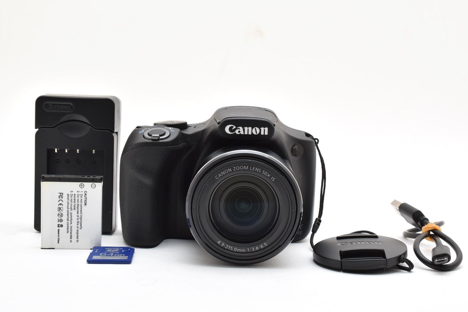 大容量SDカード付 Canon PowerShot SX 530 HS 光学50倍超望遠ズーム搭載 Wi Fi機能でスマホ転送 共有OK 運動会 旅行に最強のキャノンデジカメ