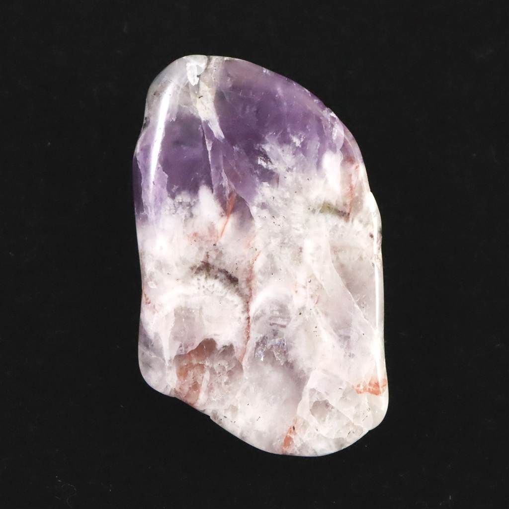 H&E社 サウラライトアゼツライト (AZOZEO) アメジスト共生 タンブル