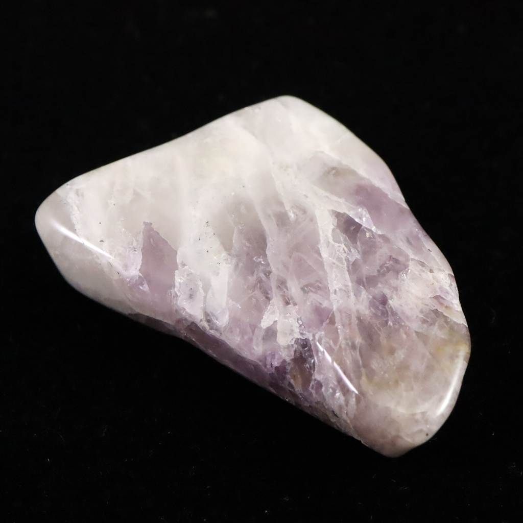 H&E社 サウラライトアゼツライト (AZOZEO) アメジスト共生 タンブル