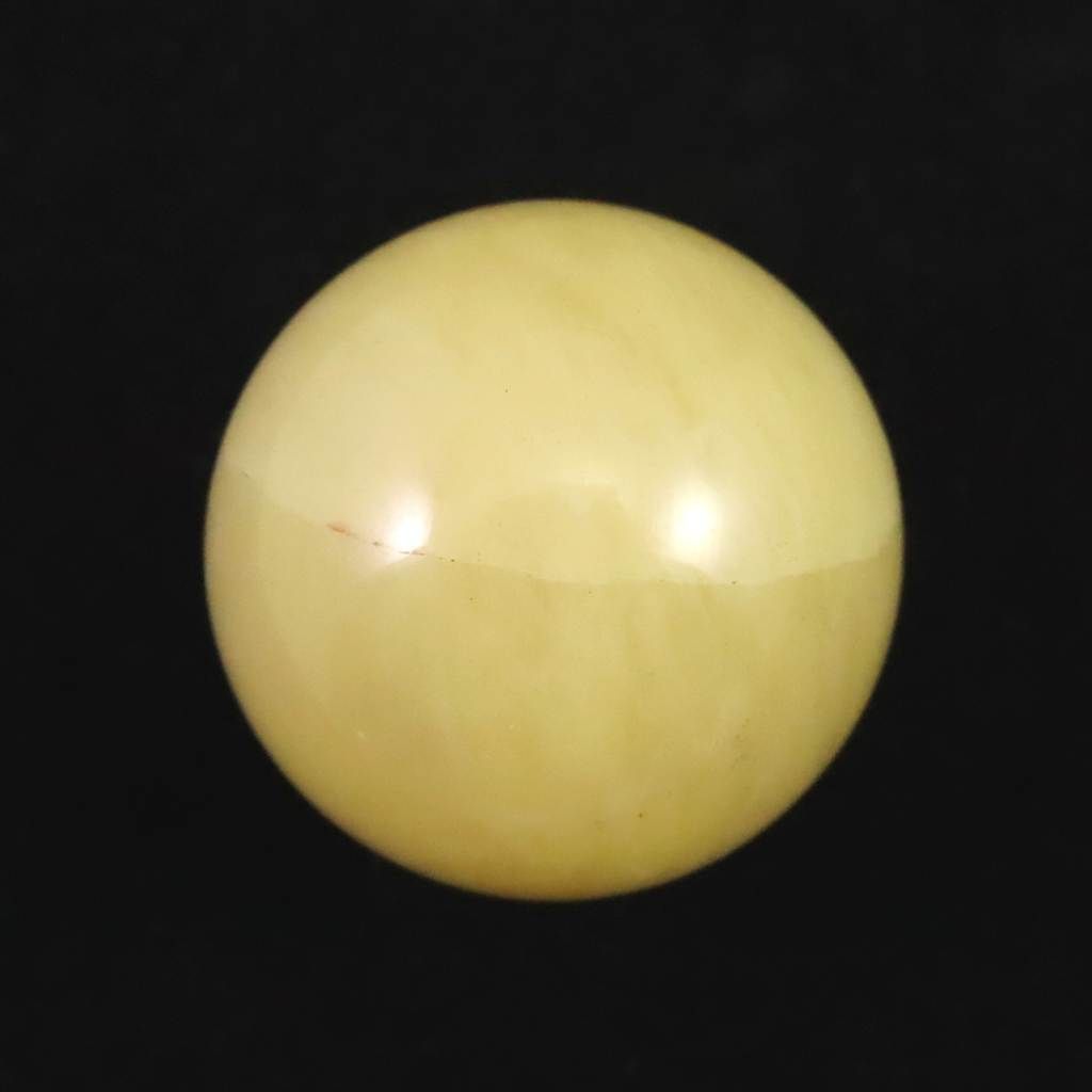 サチャロカイエローアゼツライト　H＆E社 H&E社 サチャロカイエロー アゼツライト 25mmスフィア 証明書付 23.1g