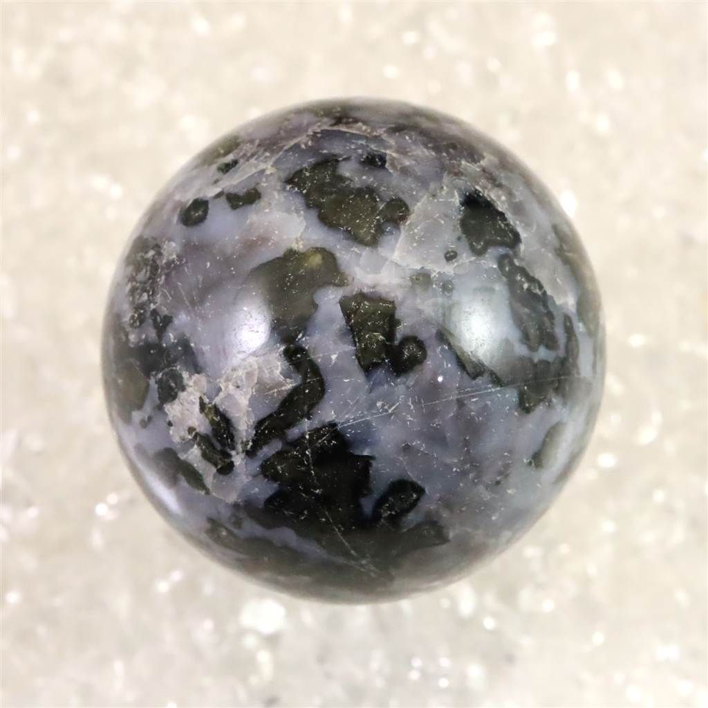 H-E社 ミスティックメルリナイト 39 mmスフィア 証明書付 91.7 g 榎本通商19049