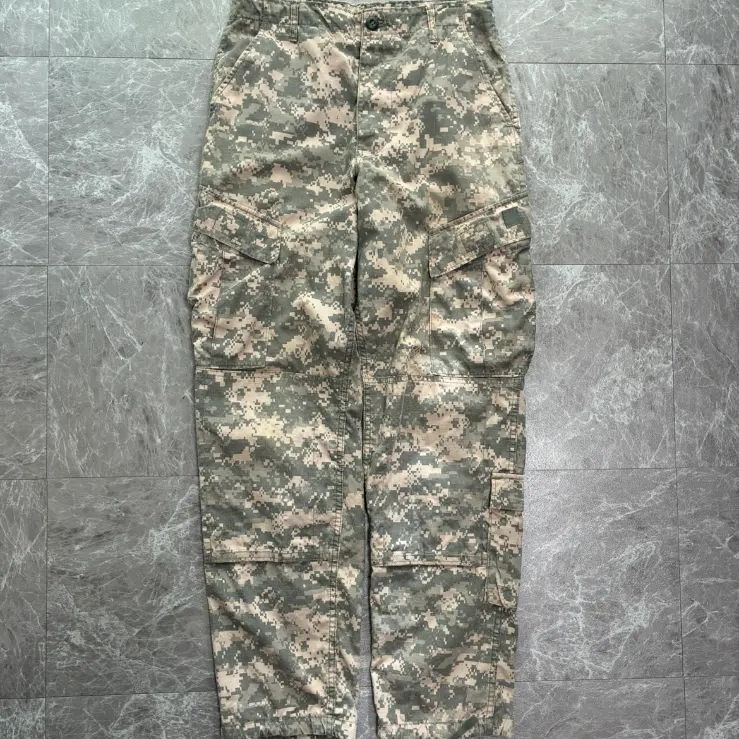 US ARMY 米軍実物 デジカモ ダブルニー ミリタリー ACU カーゴパンツ