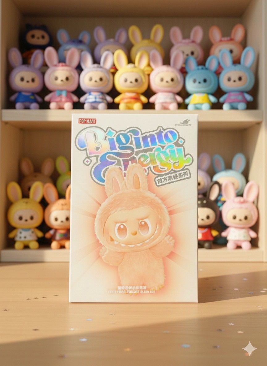 【新品・未開封】Labubu ラブブぬいぐるみ Big into Energy 楽天市場】LABUBU ラブブ POPMART Big into Energy 1個 ビック