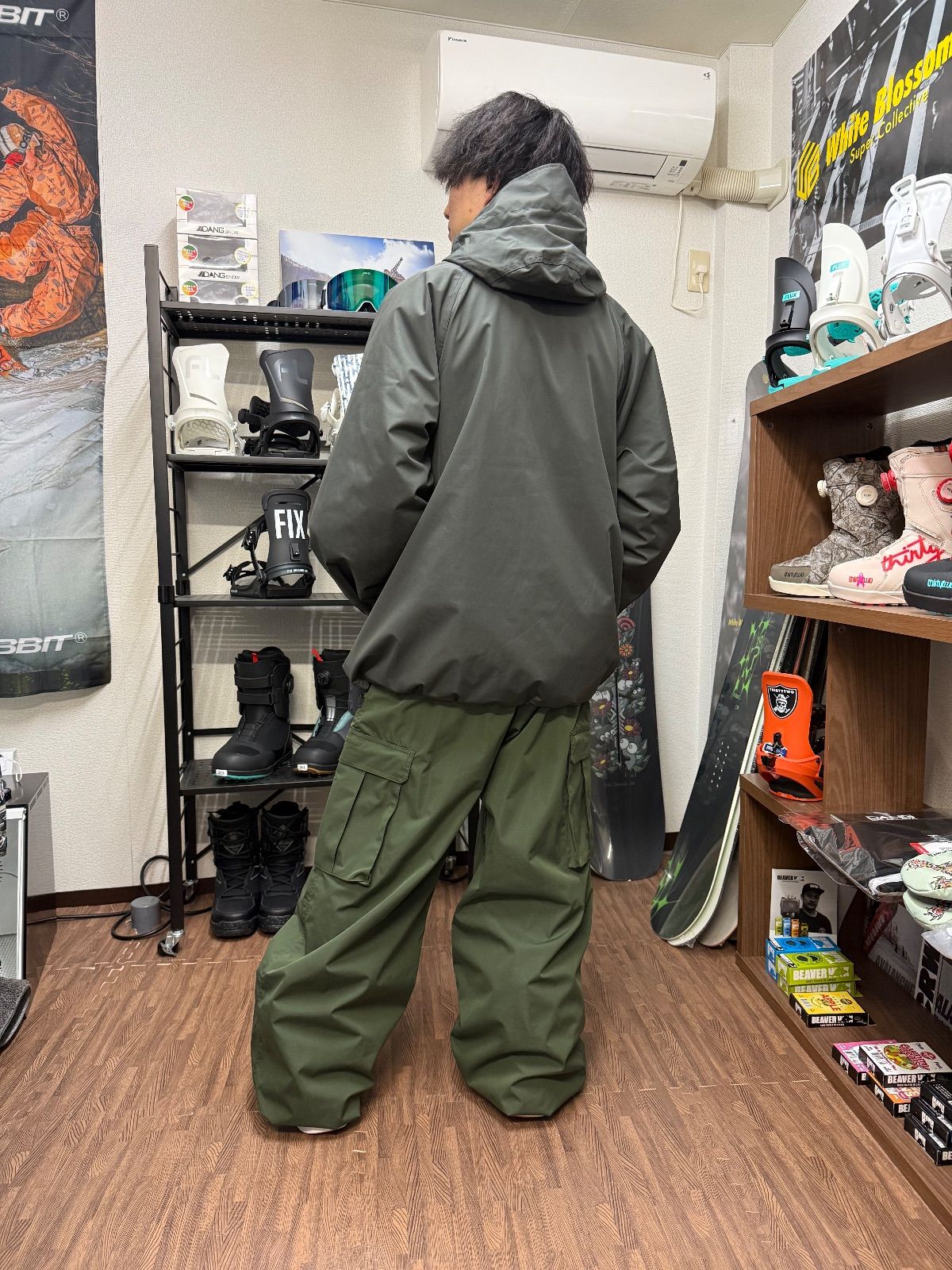 CALM ORIGINALSウェアセット DARK GRAY×OLIVE - メルカリ