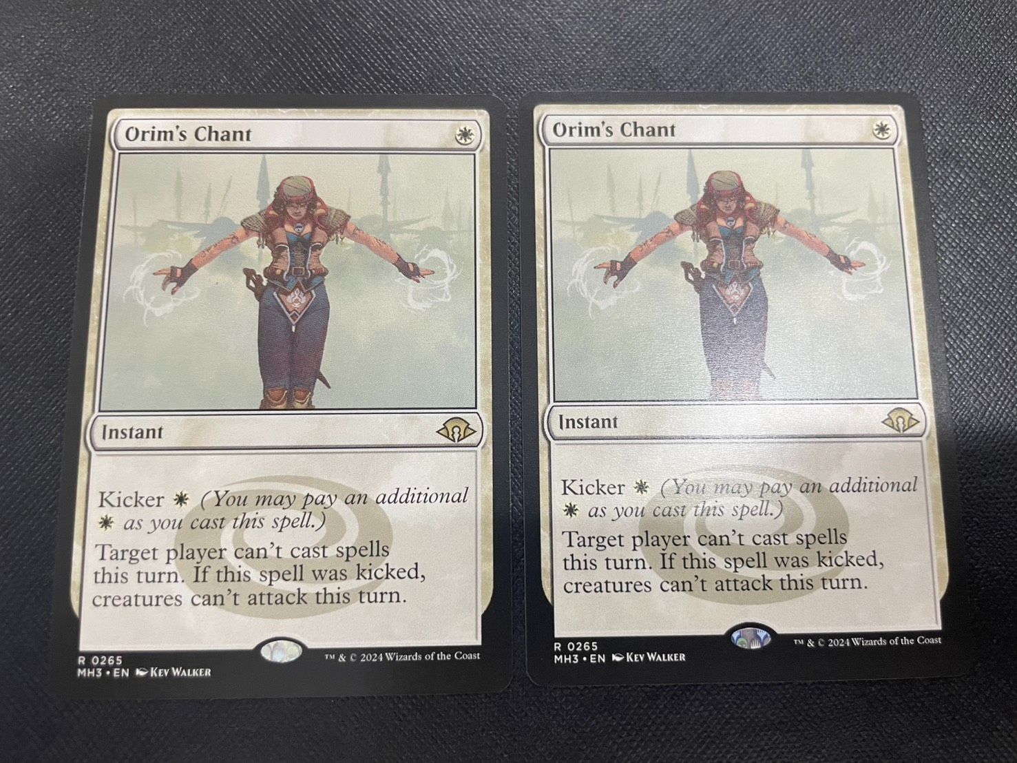 MTG・白】オアリムの詠唱／Orim's Chant(英語)2枚セット - メルカリ