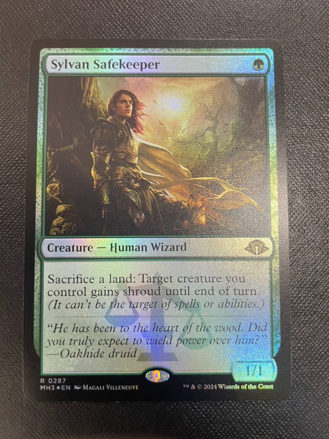 MTG・緑】森を護る者／Sylvan Safekeeper(英語FOIL) - メルカリ