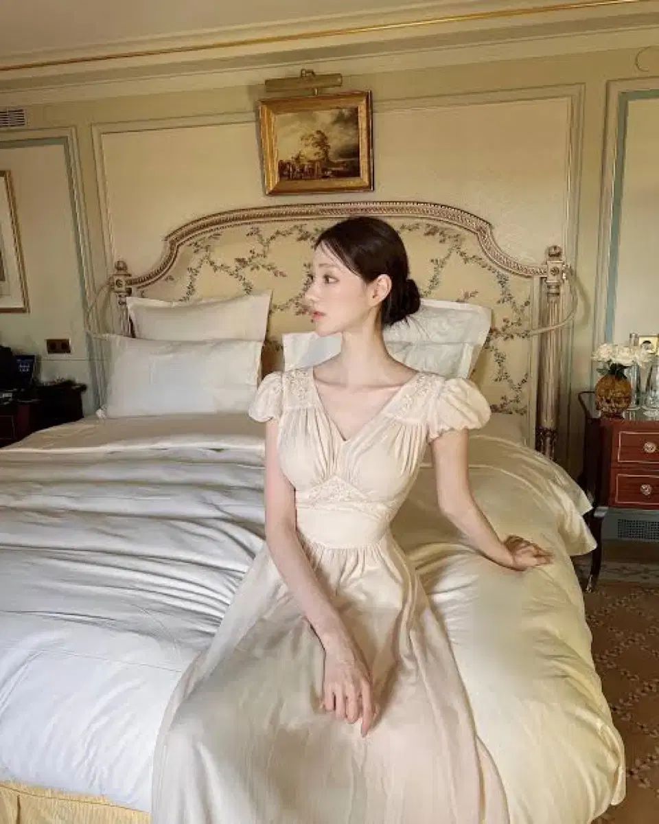 ラベルルブラン メリー パフ ドレス m