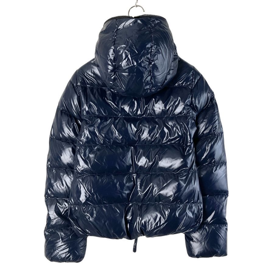 美品デュベティカ THIADUE ダウンジャケット　ダークネイビー 未使用 DUVETICA デュベティカ THIA Wジップフーディダウンジャケット