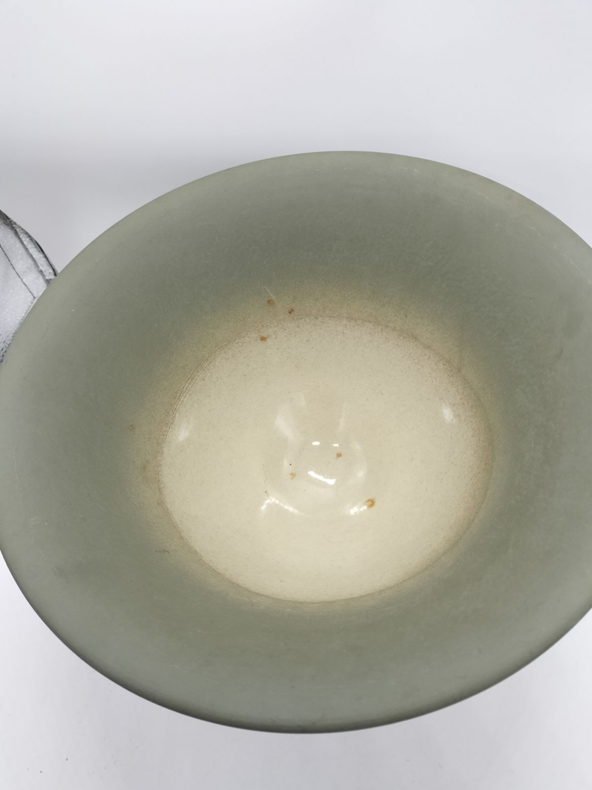 花器 茶碗型 モスグリーン色 円形 正昭 花台 窯 工房 池坊 フラワー