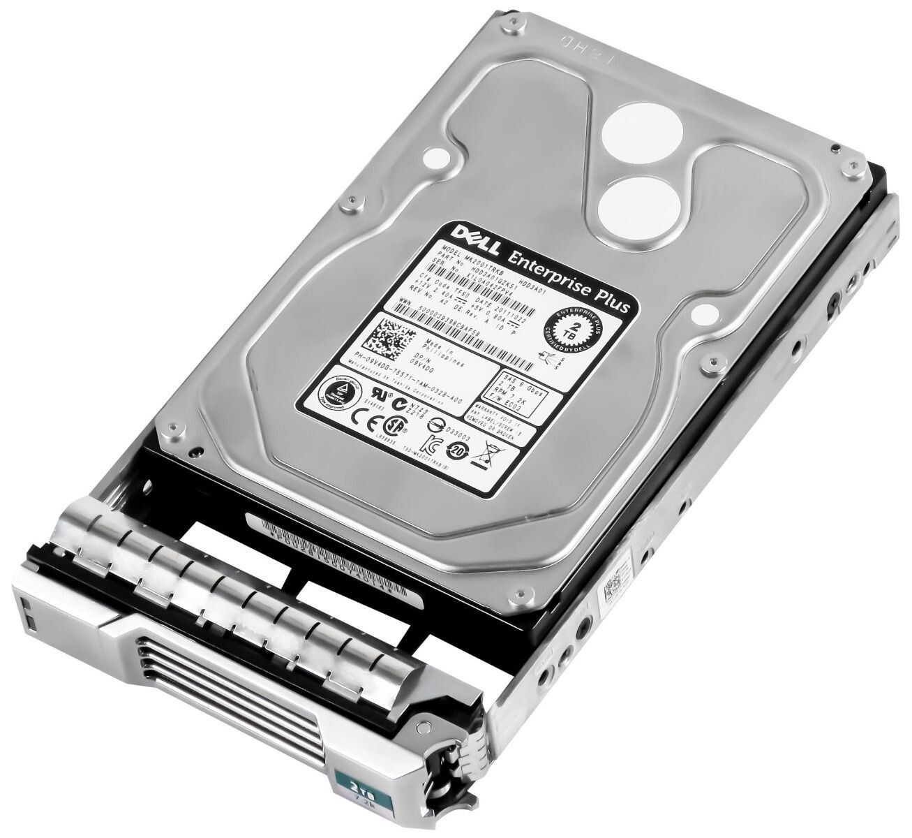 3年保証 Hard Drive Dell 9 V 4 DG 2 TB 7200 RPM 16 MB SAS-2 3.5 Inch