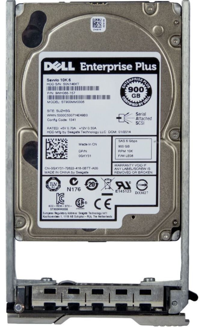 3年保証 Hard Drive Dell 0 GKY 31 900 GB 64 MB SAS-2 2.5 Inch