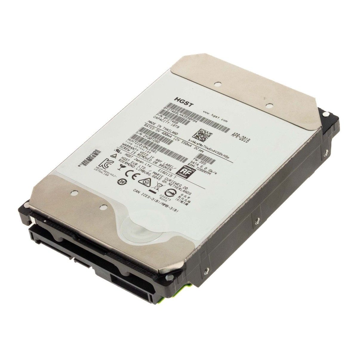 3年保証 Hgst UltraStar He 10 Huh 721010 Ale 601 Tb 7.2 K 256 Mb Sata Iii 3.5