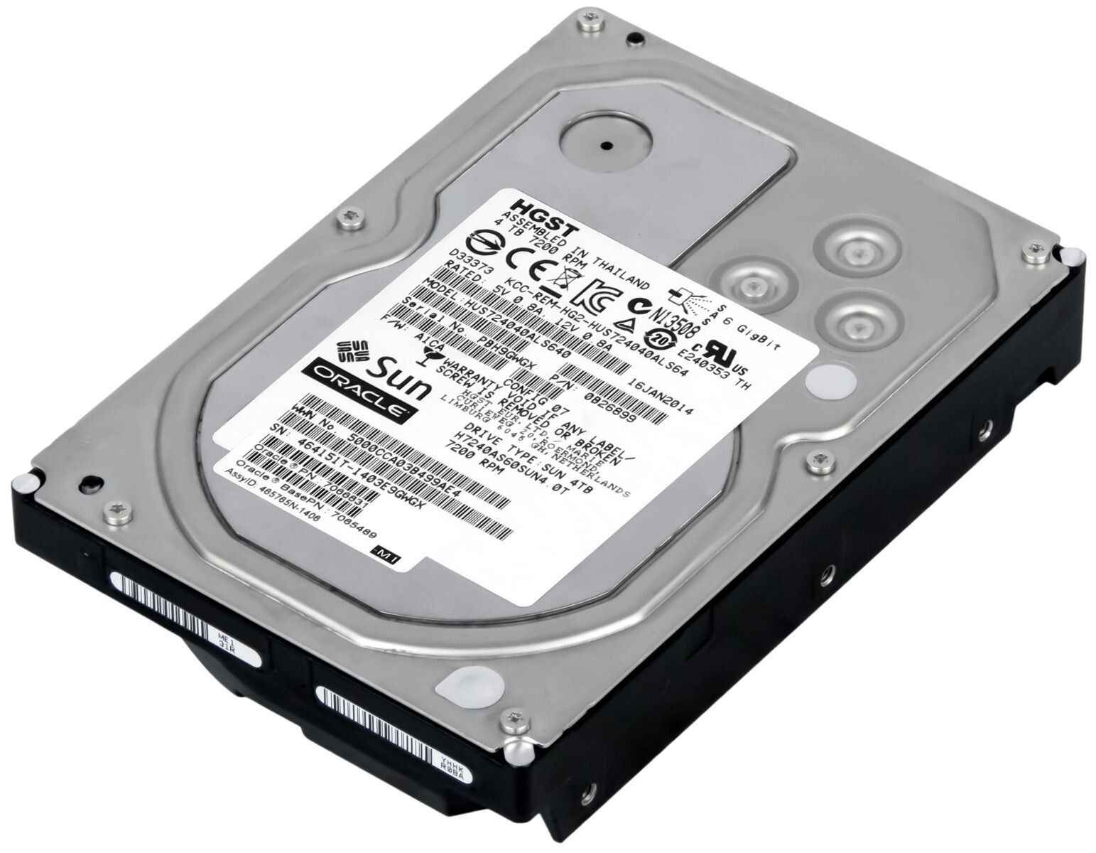 3年保証 Hard Drive Hitachi Sun 7066831 4 TB 7200 RPM 64 MB SAS 2 3.5 Inch