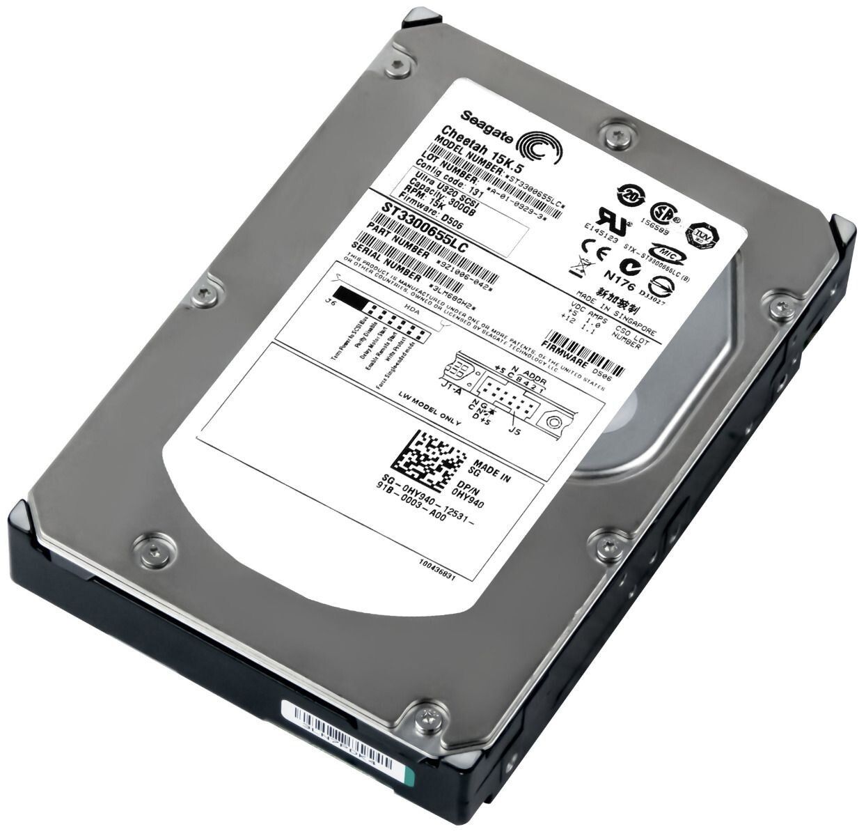 3年保証 Hard Drive Dell 0 HY 940 300 GB 16 MB SCSI 3.5 Inch