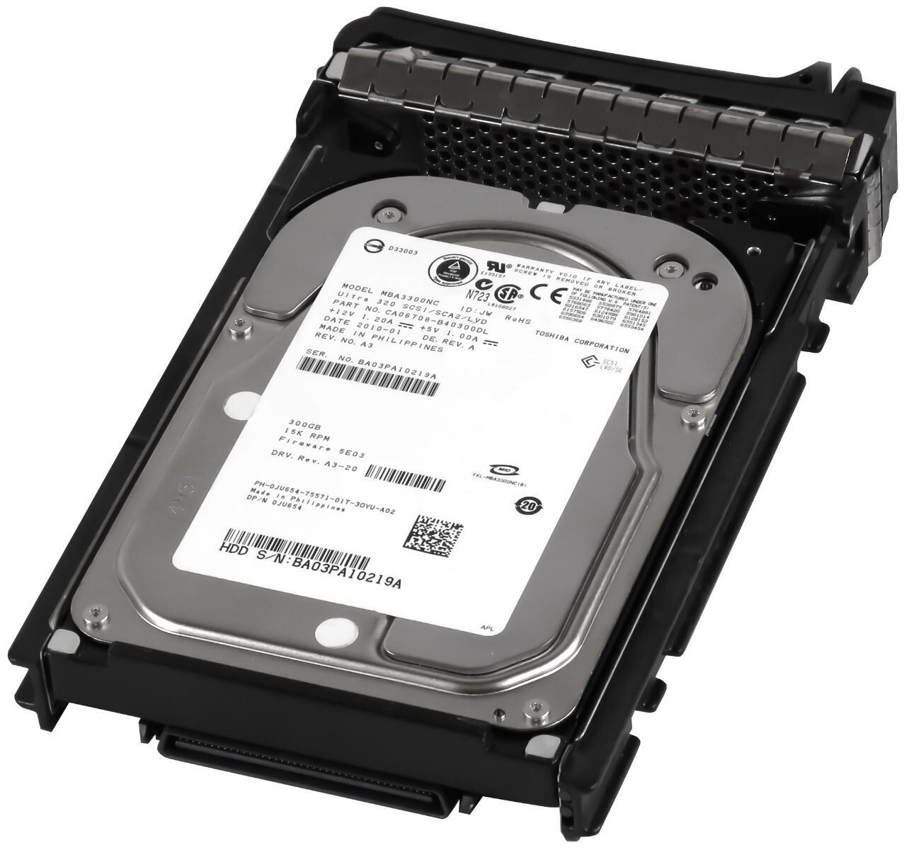 3年保証 Hard Drive Dell 0 JU 654 300 GB 8 MB SCSI U 320 3.5 Inch