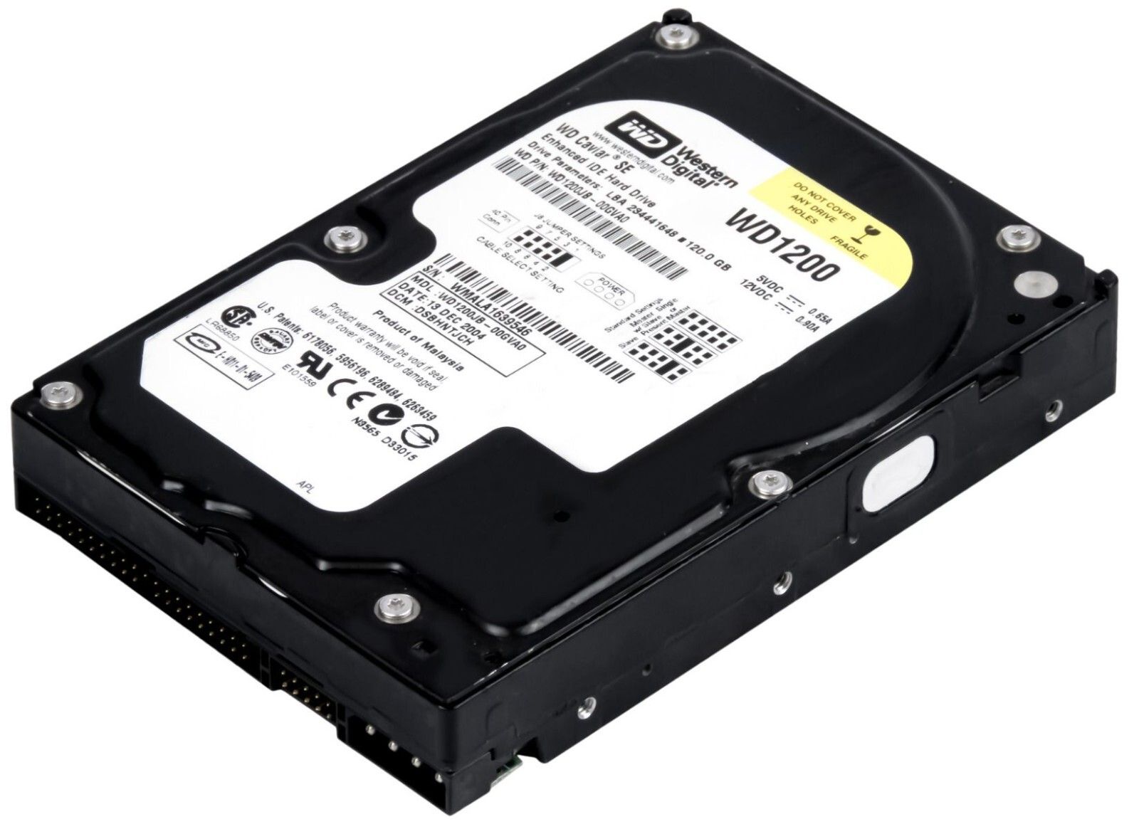 3年保証 Hard Drive WD Car 120 GB 7200 RPM 2 MB ATA 3.5 Inch